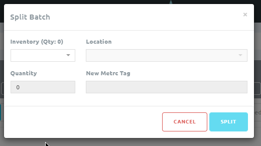 How to Split a Metrc Batch 5