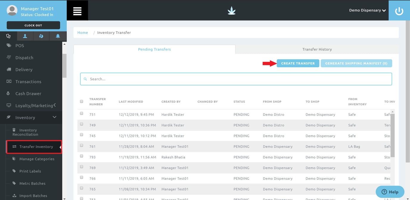 Retail | Inventory Transfers: Creating and Using a Transfer Template