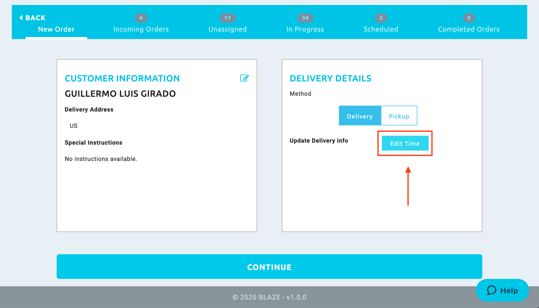 Retail | Scheduled Orders in Dispatch