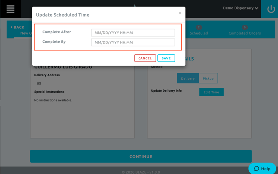 Scheduled Orders in Dispatch 2