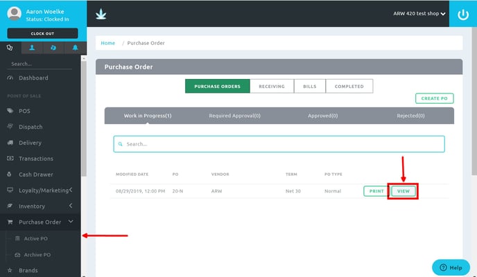 purchase order