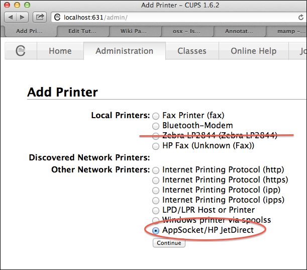Printing Labels Using a Zebra Printer via USB (Mac) 2