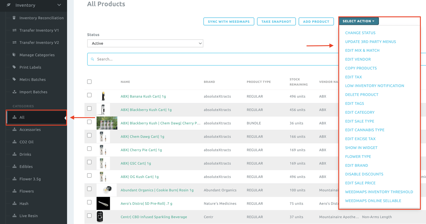 Retail | Mass Updating Inventory