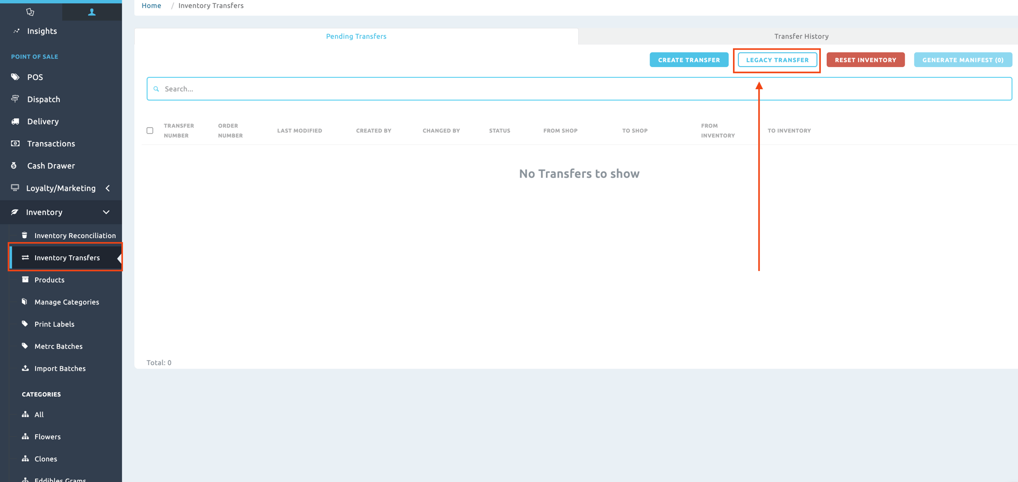 Retail | Inventory Transfers