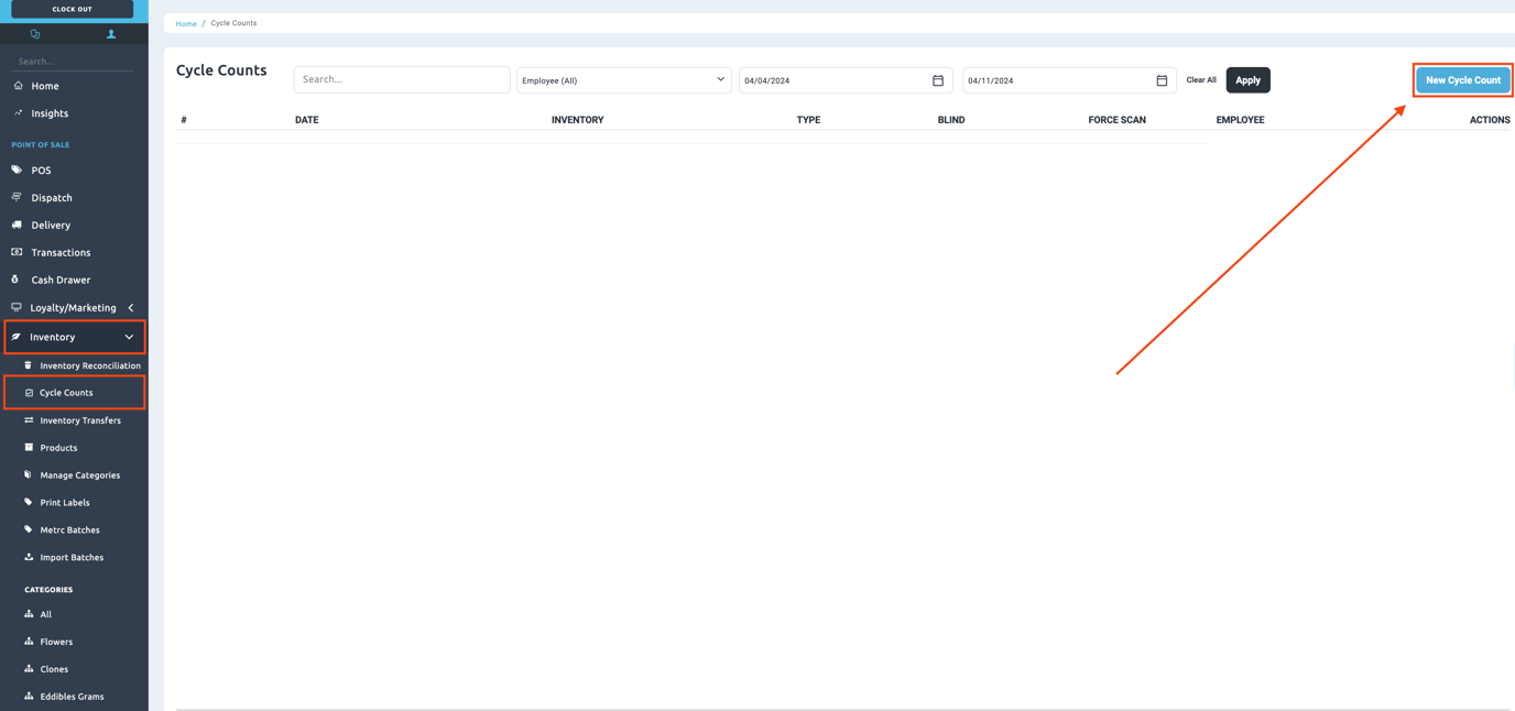 Retail | Cycle Counts