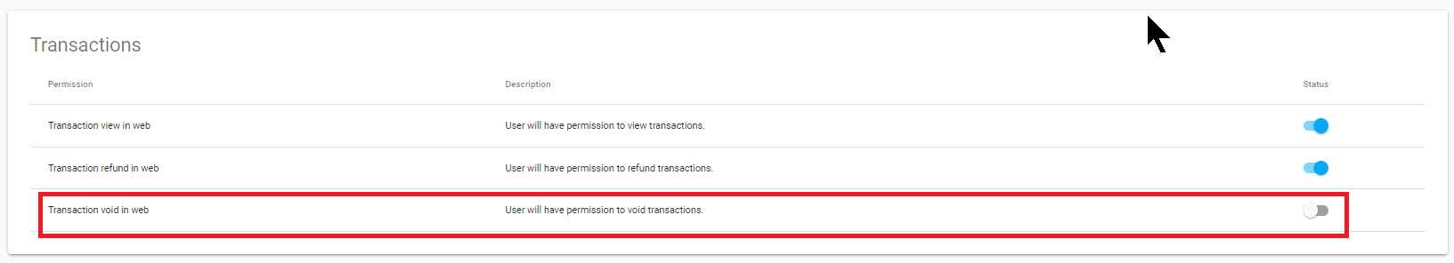 Retail | Void Transactions