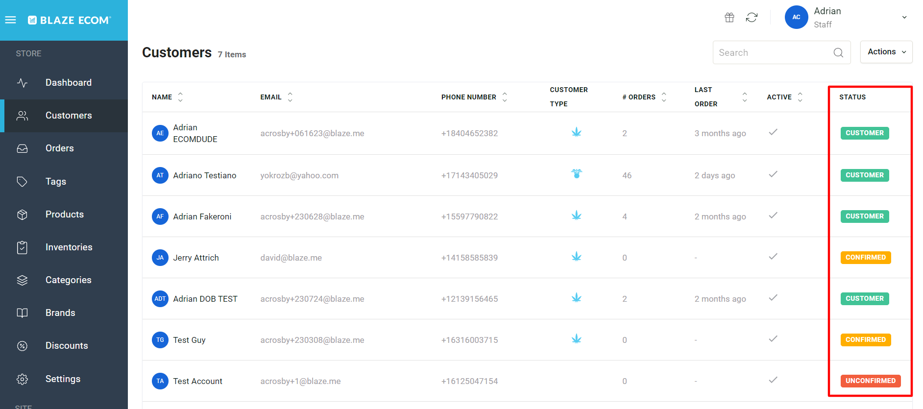 ECOM | Manage Your Customers