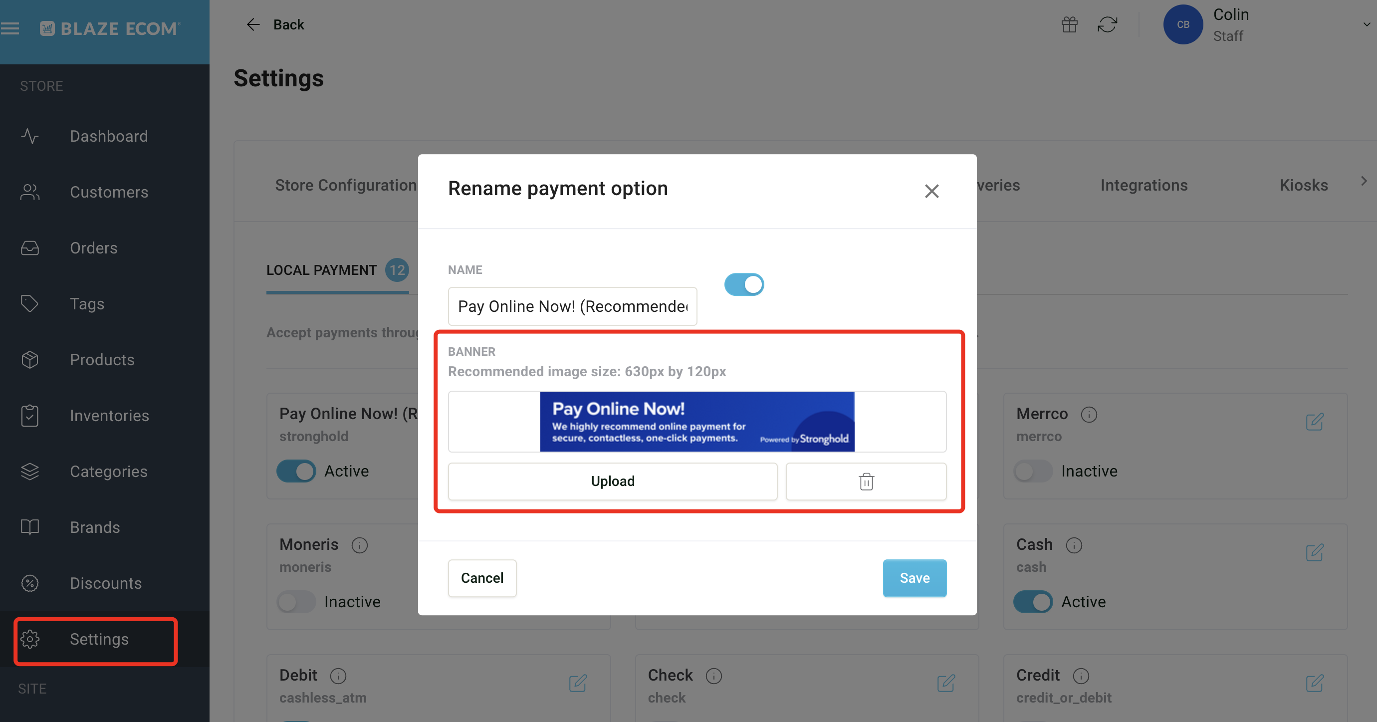 ECOM | Setting Up Payment Option Banners in ECOM Mission Control